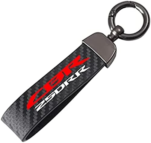 

Мотоциклетный кожаный шнурок брелок кольцо для ключей CBR250RR CBR250 CBR 250 RR 2017-2021 2020 Мотоциклетные аксессуары Height 12cm x width 2cm чёрный