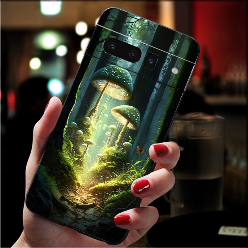 

Phone Case For Google Pixel 10 9 Pro XL 9A 8 7 6 Pro Pixel 8A 7A 6A Pixel 8 7 6 5 Mushroom Google Pixel 9a