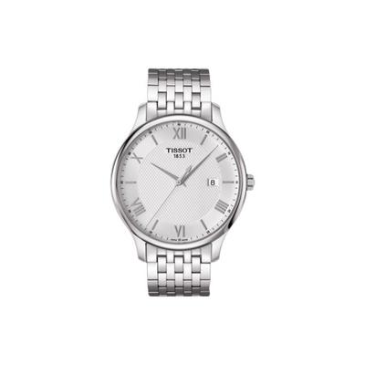 Junya Kollektion Quarzuhr Herrenuhren Uhr 42mm Silbernes Zifferblatt Edelstahlgehäuse T063.610.11.038.00-