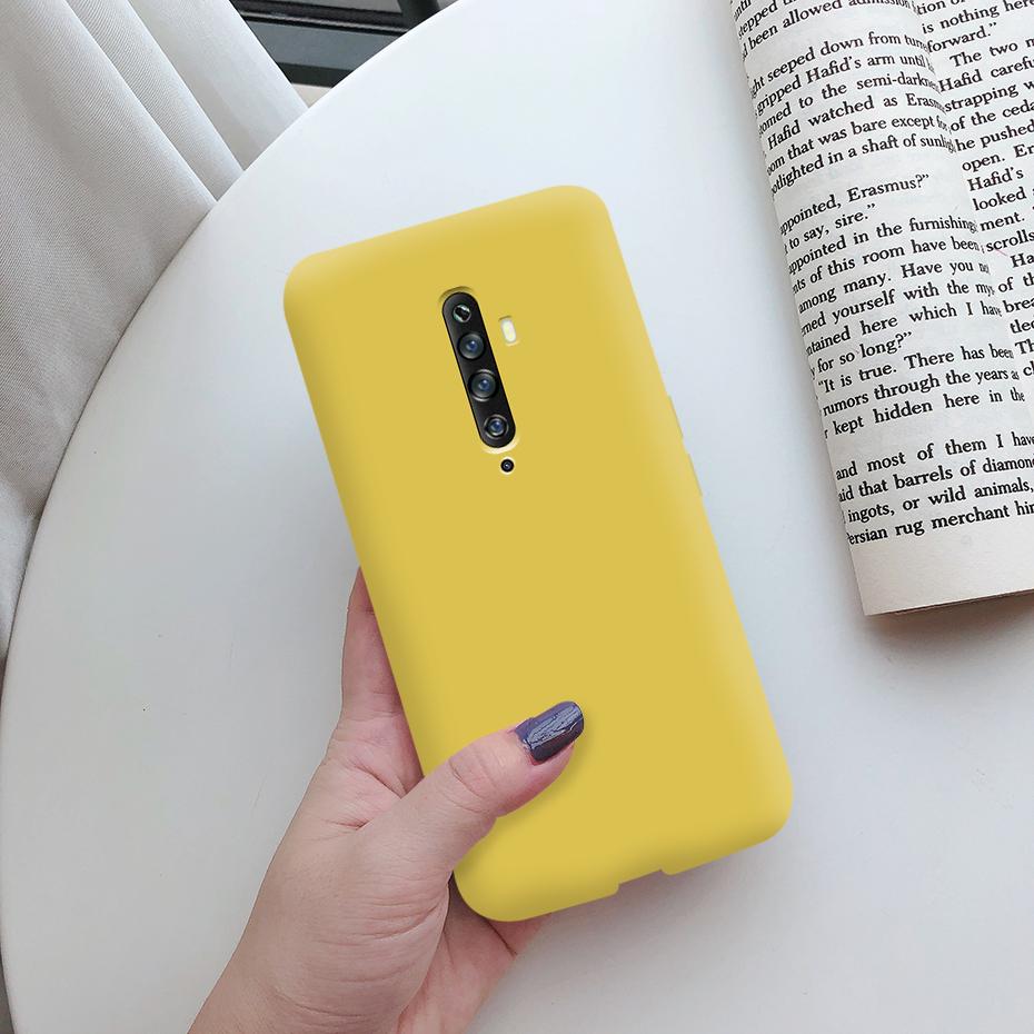 

Cases For Oppo Reno 2Z 2F Reno2 Z Case Cover Silicone Soft TPU Shockproof Bumper Protective Back Phone Cover on Reno 2 Z 2z Case Reno 2 жёлтый