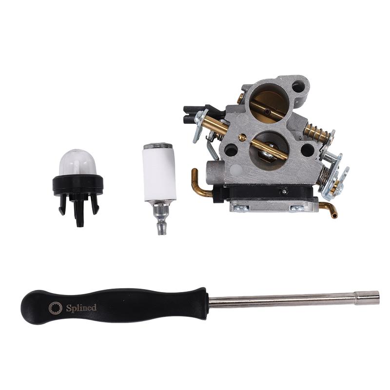 Top Deals Carburetor For Husqvarna 235 240 235E 236 236E 240E Chainsaw 574719402 545072601 With Screw Tool Bulb Fuel Filter