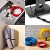 Trilancer 10m x 2.5cm reusable cable tie adjustable hook loop strap + 50 buckles included can be cut freely wire management