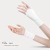 Thin Half Finger Golf Gloves Elastic Ice Silk Mittens Sports Sunscreen Gloves  Outdoor