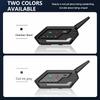 Kebidumei Motorcycle Helmet Bluetooth Intercom Headset Wireless Hands-free Waterproof 800m Intercomunicador Speaker Earphone