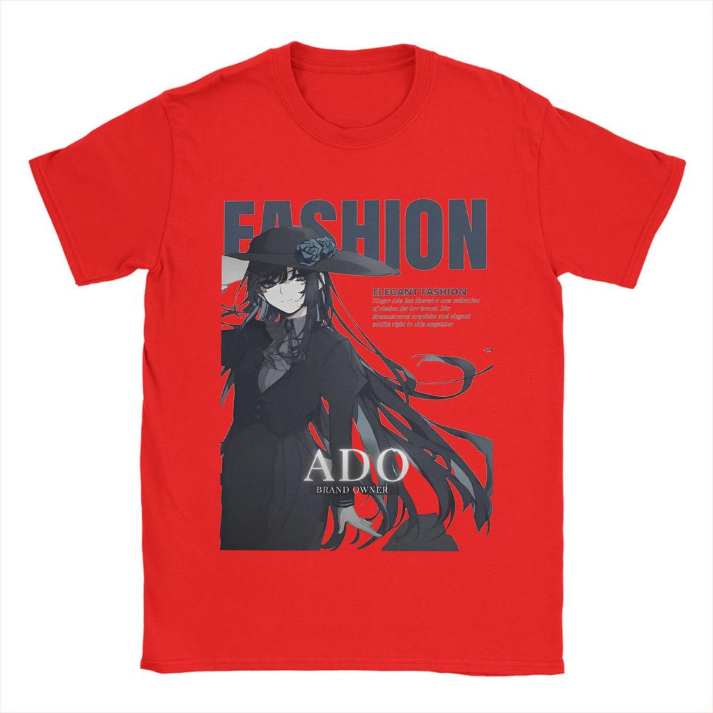 Men T-Shirts Ado Wish Tour Vintage 100% Cotton Tee Shirt Short Sleeve Japan Singer T Shirt O Neck Tops New Arrival