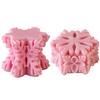 Snowflake Pillar Silicone Candle Mold DIY Christmas Ornaments Craft Gifts Making Soap Plaster Resin Baking Molds Home Xmas Decor