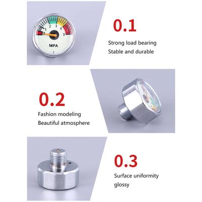 Propan Tank Gauge Ebene Anzeige Universal für Zylinder BBQ Gas Grill Leck Detektor Gas Druck Meter M8 / M10 Gewinde