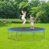 15FT Blue PVC Trampoline Safety Pad, Round Replacement Edge Cover for Springs Protection, Durable 4.5 Meter Outdoor Jump Mat