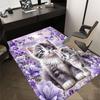 1 Pezzo Gattini Fiori Extra Large Antiscivolo Tappeto per Pavimento, Ufficio, Famiglia, Camera da Letto, Studio - Tappeto Grande AreaJ0388
