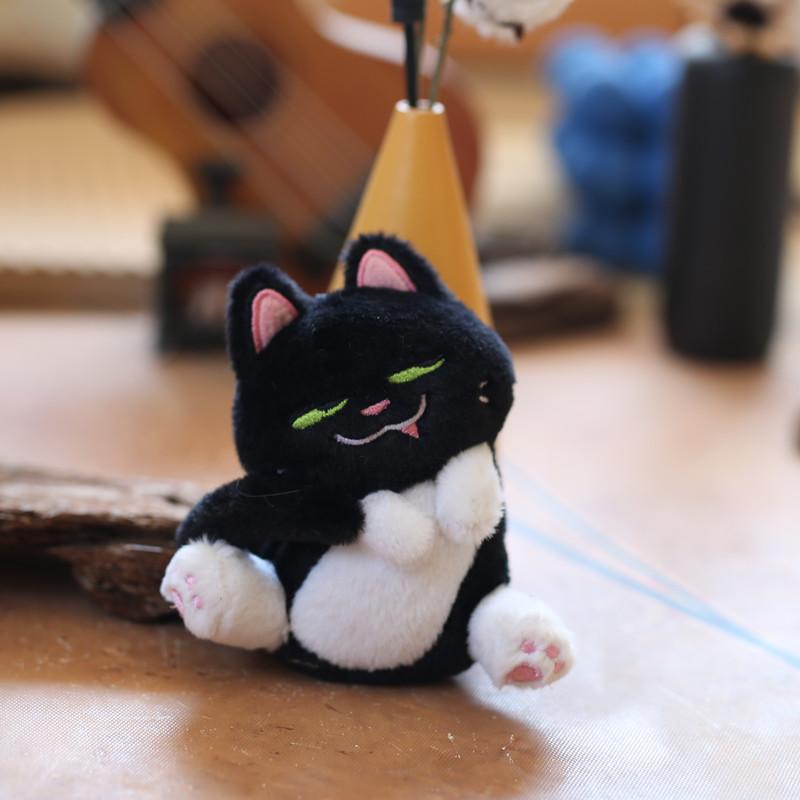 Cute Cute Kitten Pendant Plush Toy Doll Kitten Schoolbag Hanging Decoration Keychain Doll Doll