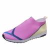 Fashion Autumn New Women's Mesh Sneakers Color Block Casual Breathable Lightweight Flats Soft Sole Elastic Slip on Vulcanize Shoes