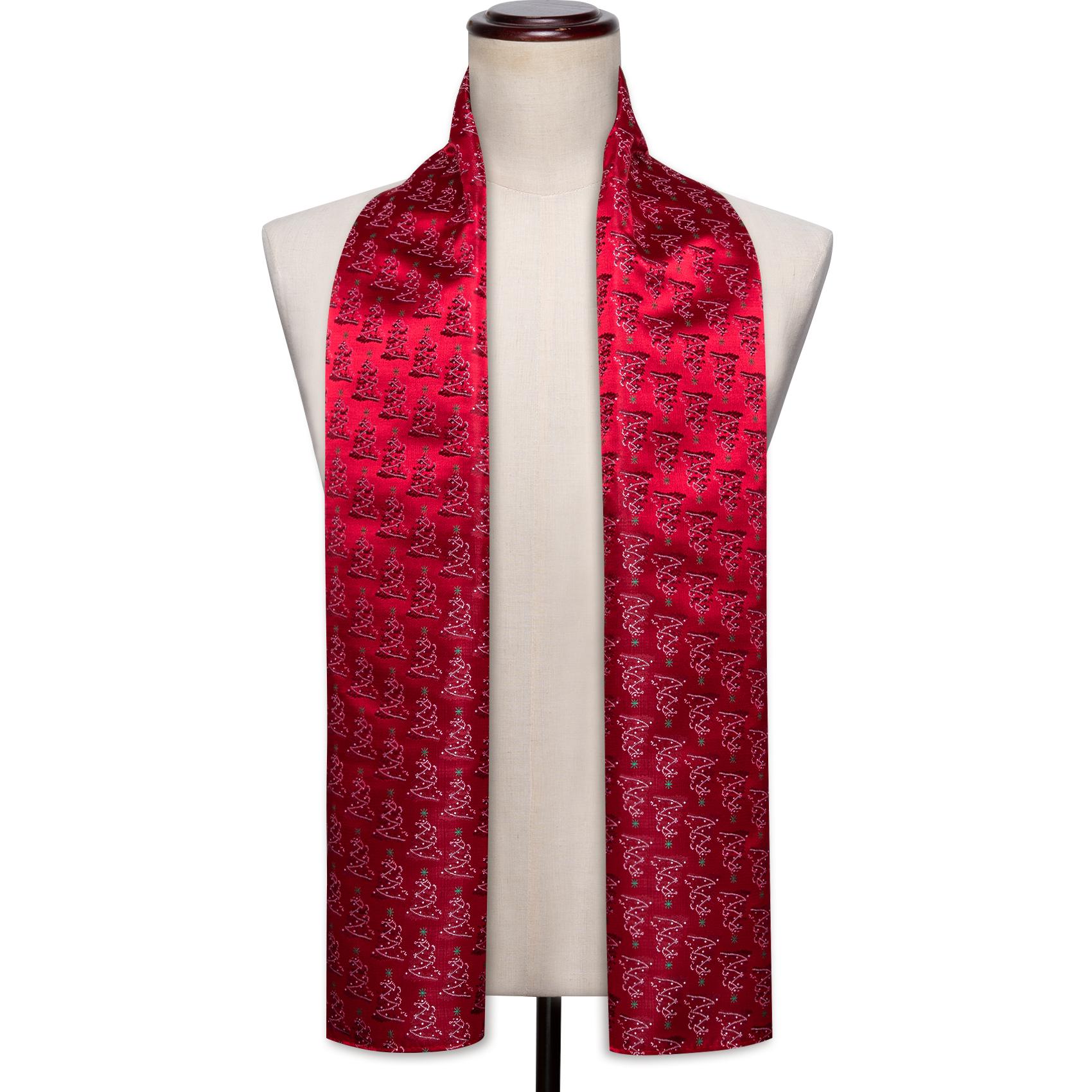 

Barry.Wang Пейслі Шарфи для чоловіків Тканий шовковий шарф для офіційних випадкових побачень Подарунковий набір SW-1046