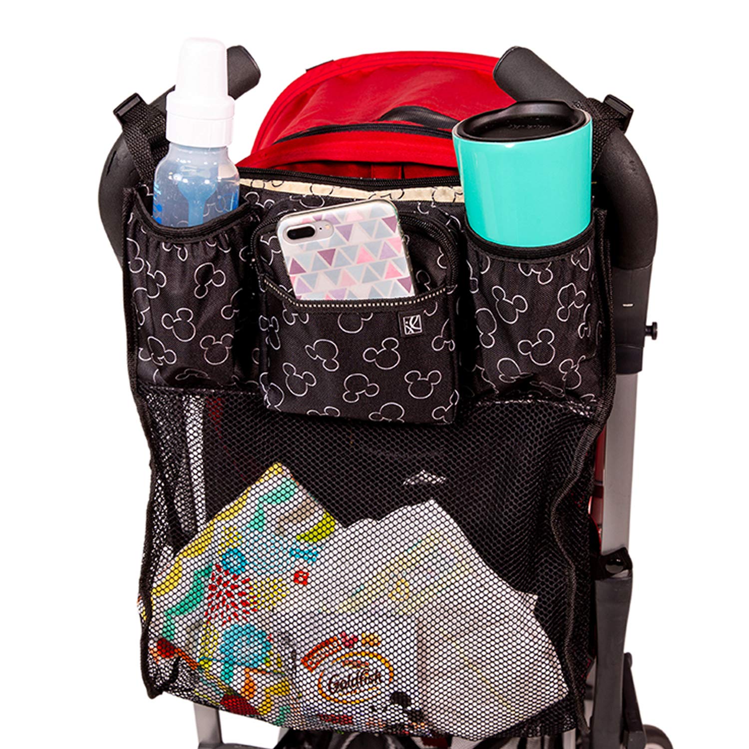 

Stroller Bag with Drink Large Storage be Folded with the Bag Japanese Storage Popular Disney Organizer Holder, Capacity, Multi-Functional (Can