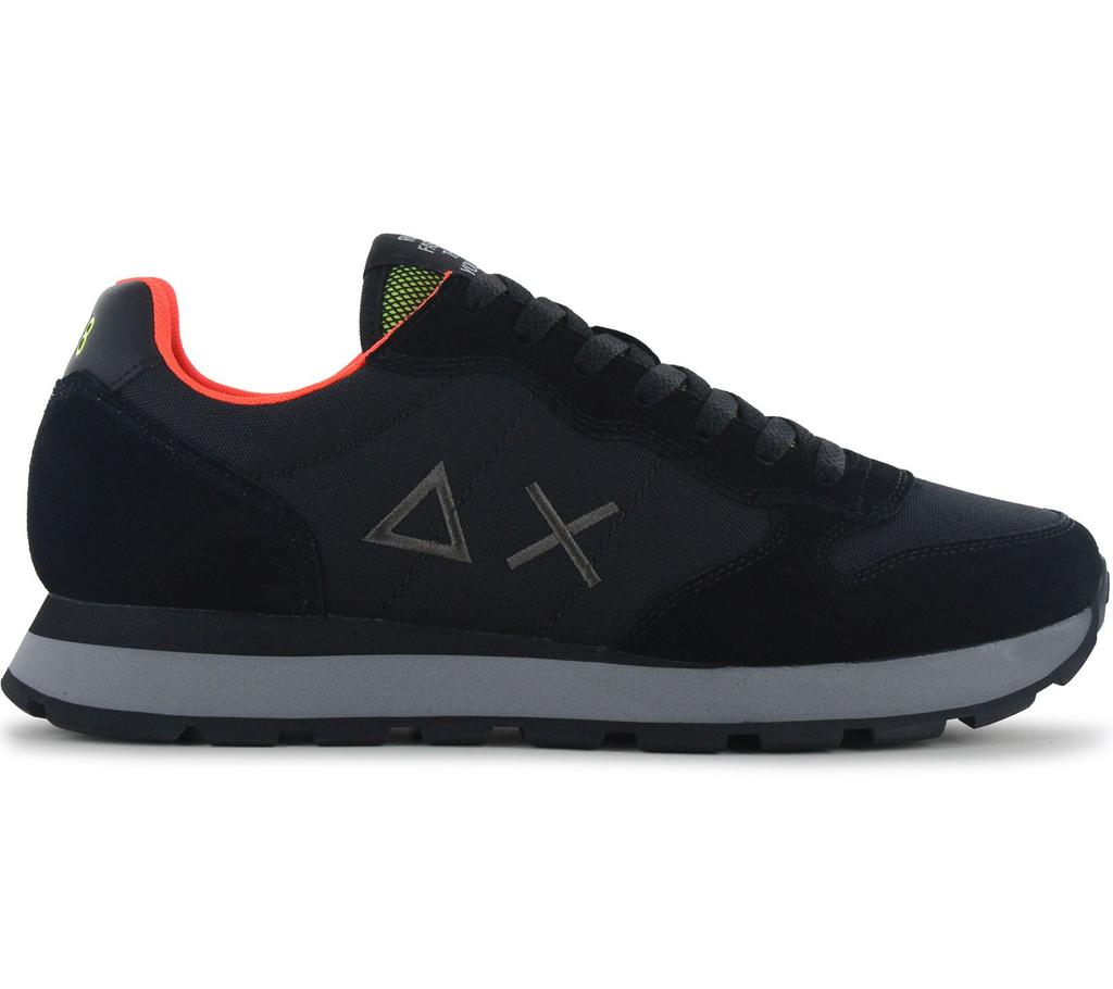 SUN68 Tom Fluo - Herren Sneakers Schuhe Schwarz Z46102-11 ORIGINAL