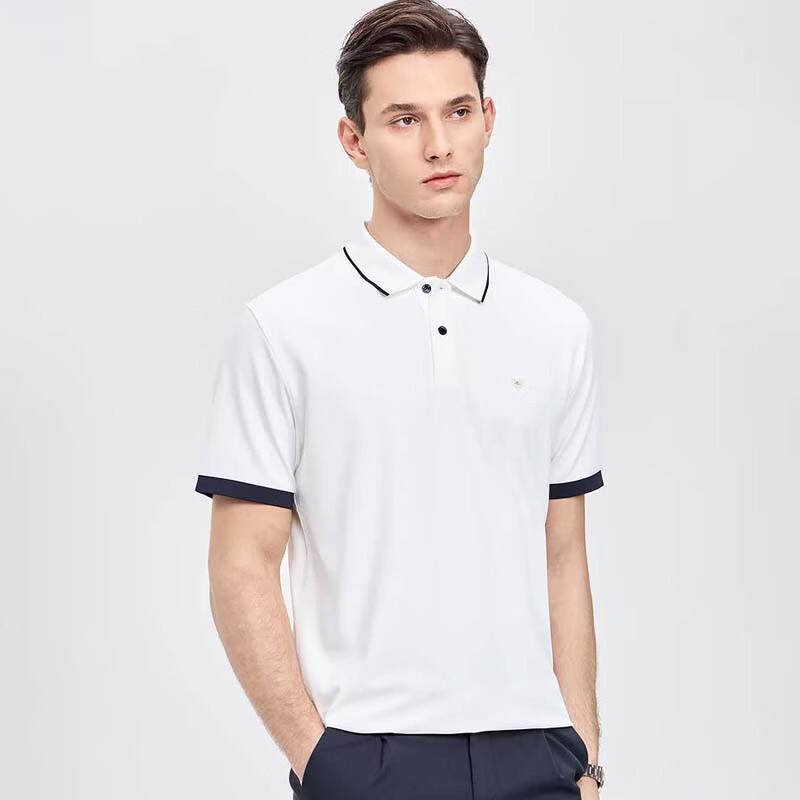 SEPTWOLVES Men's Quick-Dry Stretch Short-Sleeve Polo