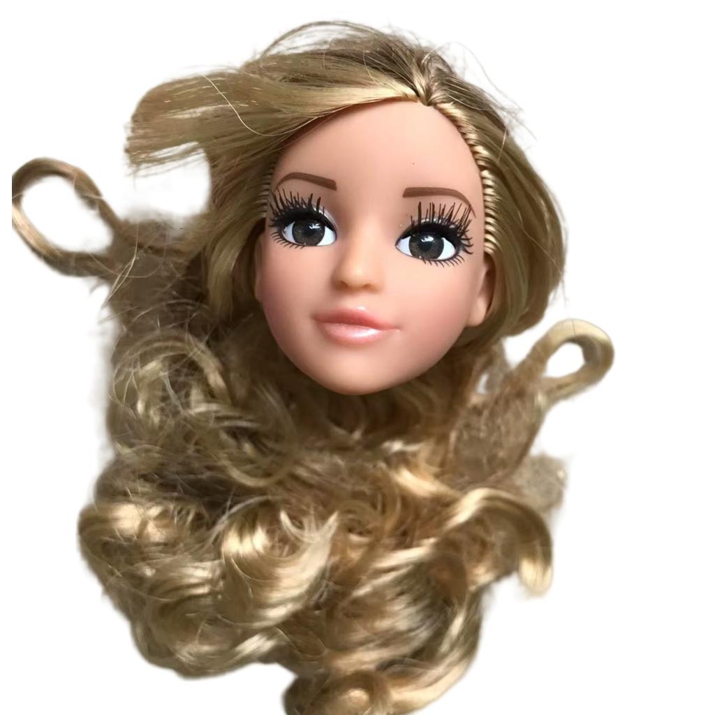 1/6 White Beige Coffee Joints Movable Doll Body Toy Real Eyelashes Heads Girl Collectible Doll Figures Toys