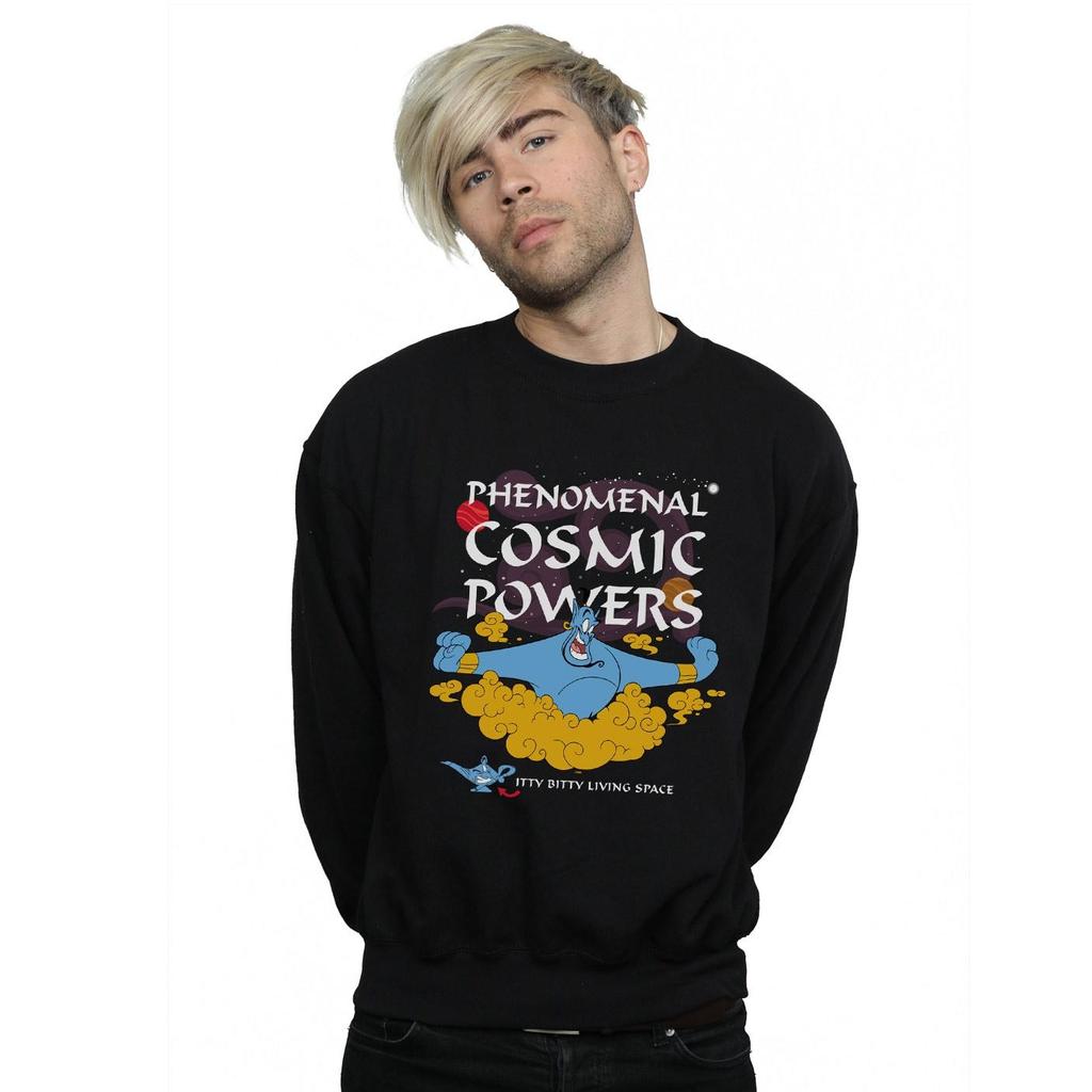 Disney Mens Aladdin Genie Phenomenal Cosmic Powers Sweatshirt