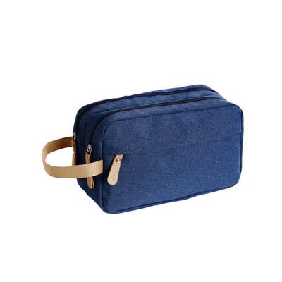 Einfache Mode Wasserdichte Herren Waschtasche Kosmetikaufbewahrung Oxford-Gewebe Reiseaufbewahrungstasche Griff Herren Make-up-Tasche Toilettenartikel