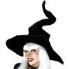 Lila Samt Hexen- und Zaubererhut - Halloween Kostümzubehör