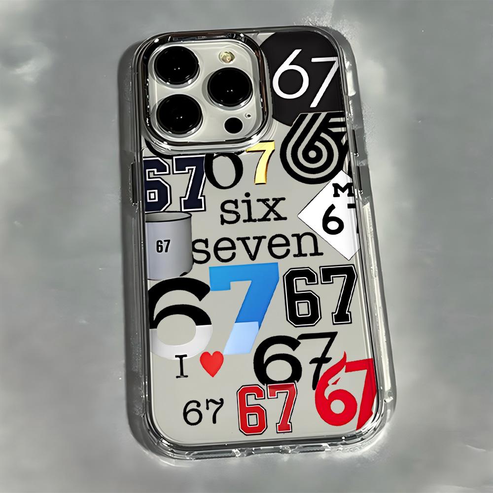 

Luxury Six Seven 67 Phone Case For Google Pixel 10 9 8 7 8A 9A XL Pro 4G 5G Transparent Soft Silicone TPU Back Cover Pixel 9 5G