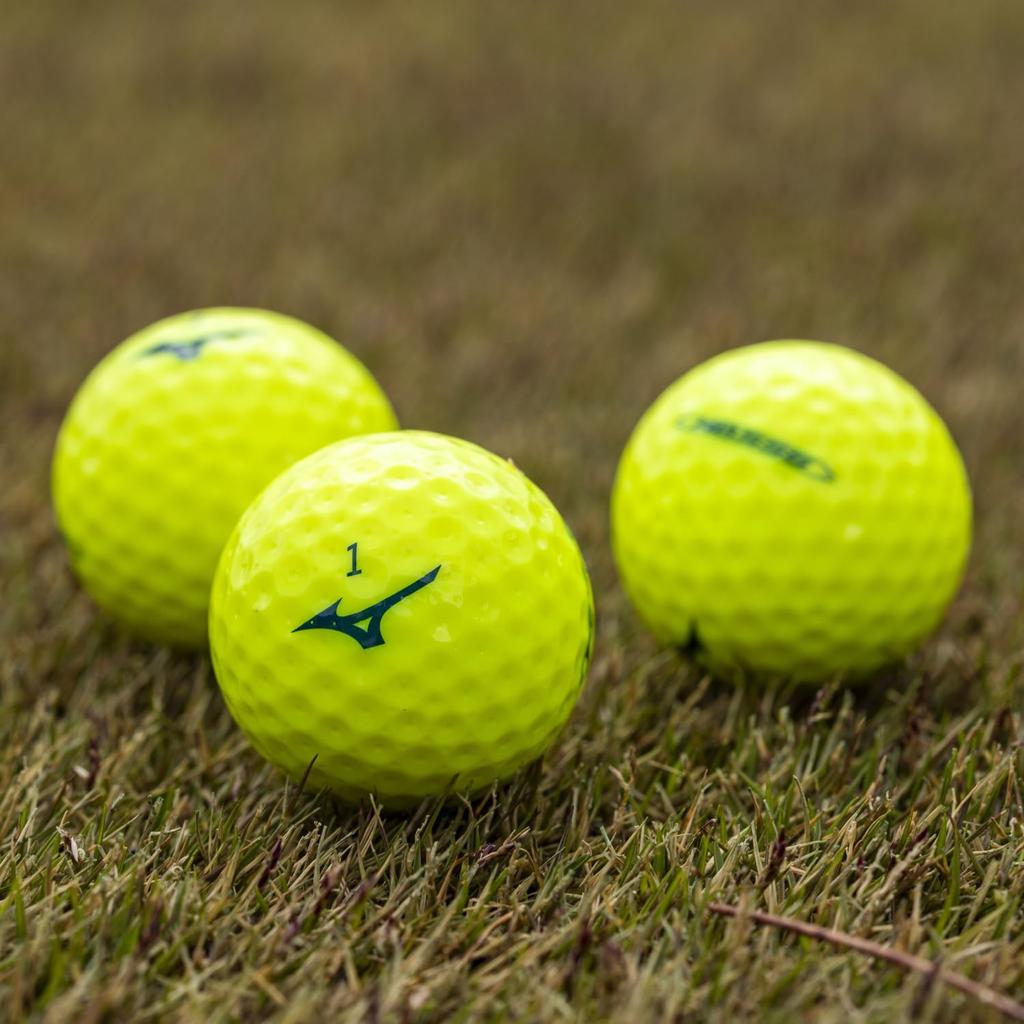 MIZUNO RB 566 NexDrive Golf Balls, 1 Dozen, Yellow, 5NJBT324