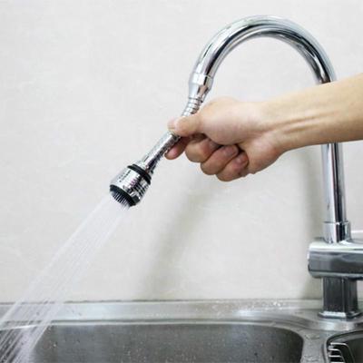 Rubinetto per il risparmio dell'acqua con estremità girevole, rotazione di 360 gradi, cucina domestica, doppio uso, diffusore, antispruzzo