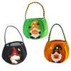 New Velvet Halloween Candy Bag Trick Or Treat With Handle Tote Bag Cosplay Props Gnome Halloween Gift Basket Kids Gifts