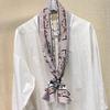 Silk Double Crepe Pony Mulberry Silk Scarf Women'S Spring Summer Versatile Long Scarf Scarf Decorative Streamer