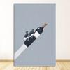 Ar Abstract Posters and Prints Surreal Style Print Pictures Bedroom Decoration for Home Creative Wine Bottle Racket Wall