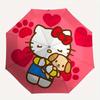 1pc Hello Kitty with Puppy and Hearts Umbrella with Plastic Handle,Suitable for All Seasons Home Travel Outdoor UmbrellaSanlio418