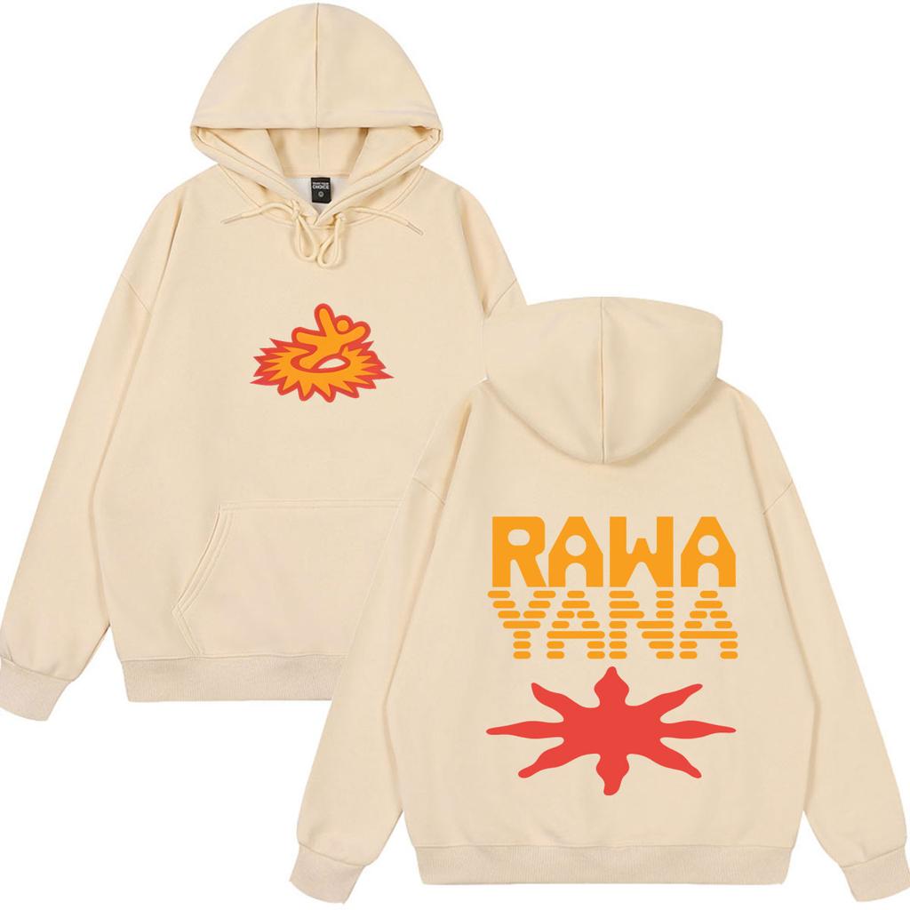 Rawayana ¿Donde Es El After? Tour 2026 Print Hoodie Men Women Fashion Sweatshirts Long Sleeves Loose Casual Pullover Streetwear