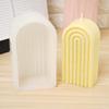 3D Regenbogenbogen Kerze Silikonform DIY Handgemacht Geometrie Duftkerzenherstellung Formen Seife Gips Harz Kuchenform Heimdeko