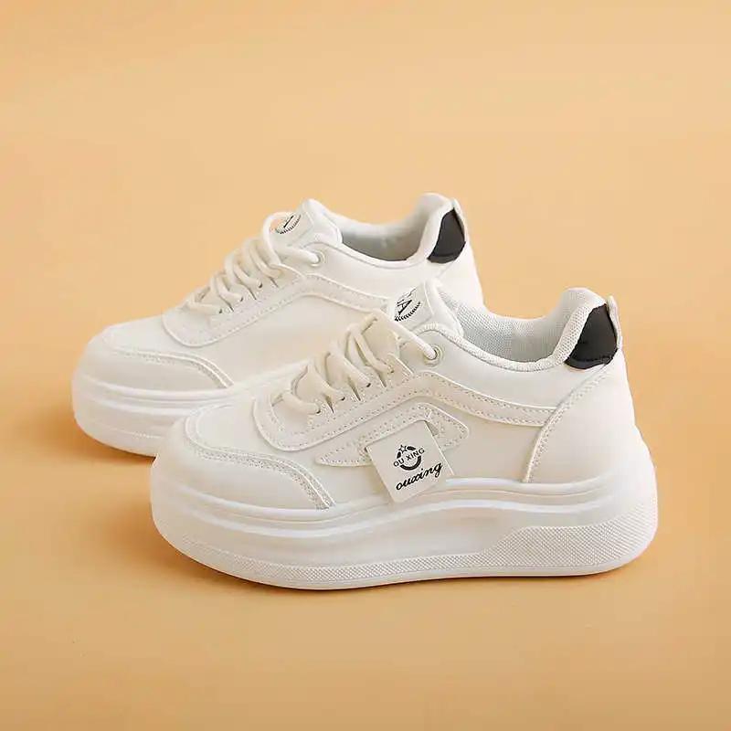 Fashion Fall With Ties Women's Shoes Flat Shoes Tennis Fat Sneakers Red Basketball Woman Sports Nice Special Snow Boots Foreign