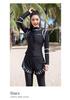 Women's Sun Protection Wetsuit: Long Sleeve & Pants, Slimming, Quick Dry, Jellyfish-Resistant for Snorkeling & Surfing