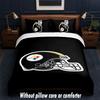 Pittsburgh Steelers Design Bed Bedding Set 1 Duvet Cover + 2 Pillowcases Soft Breathable Household Bed Linens