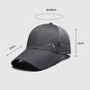 Sommer Herren Atmungsaktive Mesh Baseballkappe Sonnenschutz Outdoor Sport Schnelltrocknende Kappe