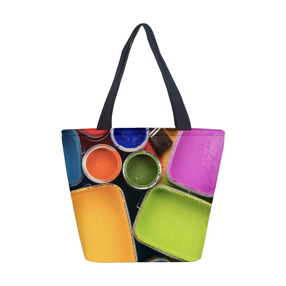 Women's Handbag No Theme Girl Shoulder Bag Printed Canvas Bag Fashion Trend Large Capacity Tote Bag