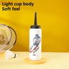 No Odor Sports Kettle Ice Hockey Pattern Reusable 1L MTB Road Bicycle Cycling Bottle Outdoor Filling Water