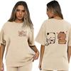 Bubu Dudu Velikost EU Topy Roztomilé tričko Manga Ženy Muži Legrační tričko Grafika Tričko pro volný čas Y2k Streetwear Kreslené gotické oblečení