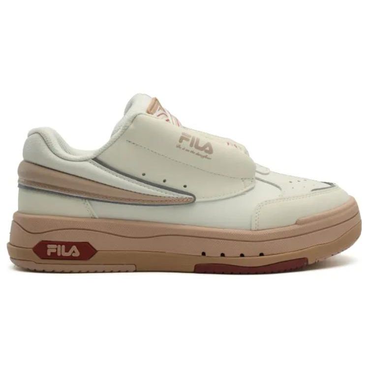 Fila Shock Absorbing Durable Low Top Sneakers Women Sneakers Beige F12W344201FGR