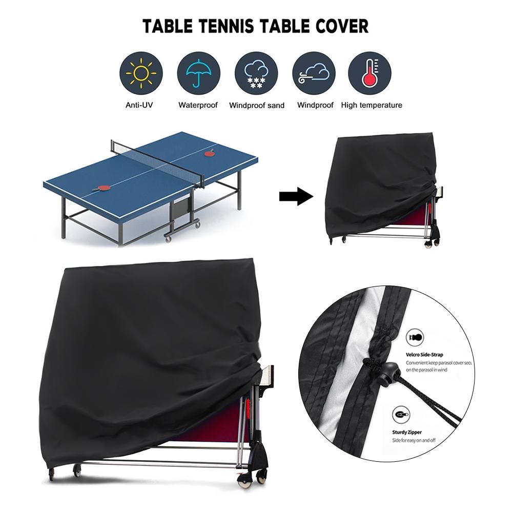 Waterproof Dust-proof Pings Pong Table Cover Storage Cover Protection Table Tennis Sheet Furniture Case for Indoor Outdoor
