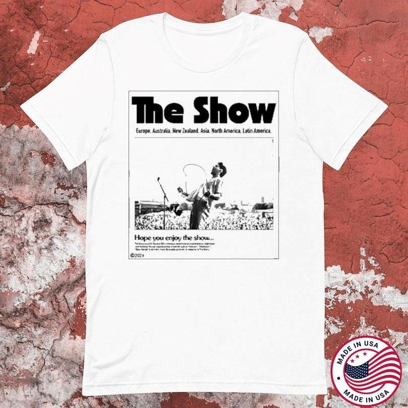 Niall Horan Hope You Enjoy The Show Cotton White T Shirt S-5XL CM523