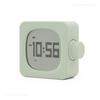 LED Alarm Clock with Backlight Battery Operated LCD Display Temperature Humidity Monitor Multifunction Home Sensor Tools Desktop