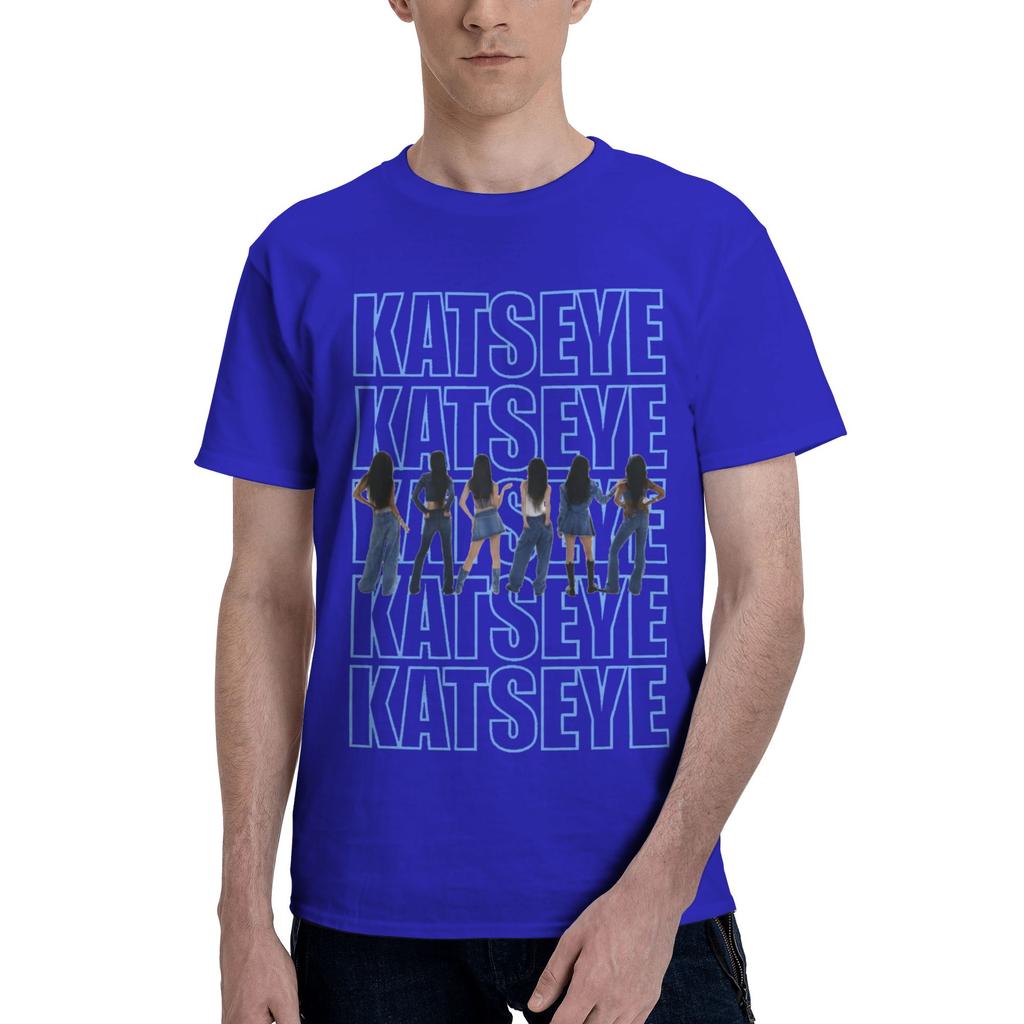 Custom Unisexs Kkatseyes T Shirts Short Sleeves Cotton Tshirt Casual Girl Group Tee Slim Fit