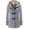 Women Warm Long Sleeve Pullover Blouse Hooded Jacket Coat Long Outerwear