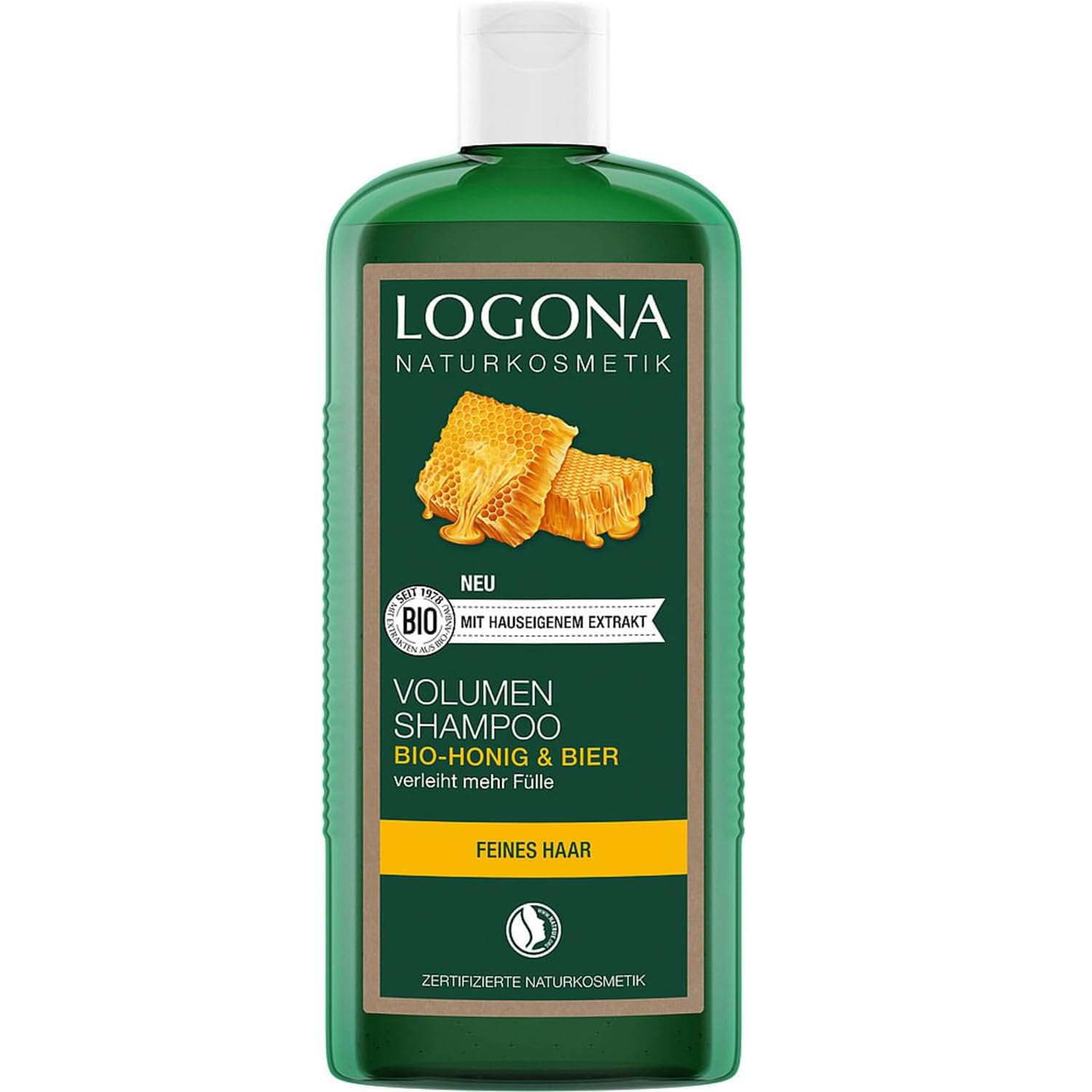 

LOGONA [Официально импортировано из Японии] Шампунь для объема Пиво и Мед 500 мл [Для тонких, безжизненных волос]