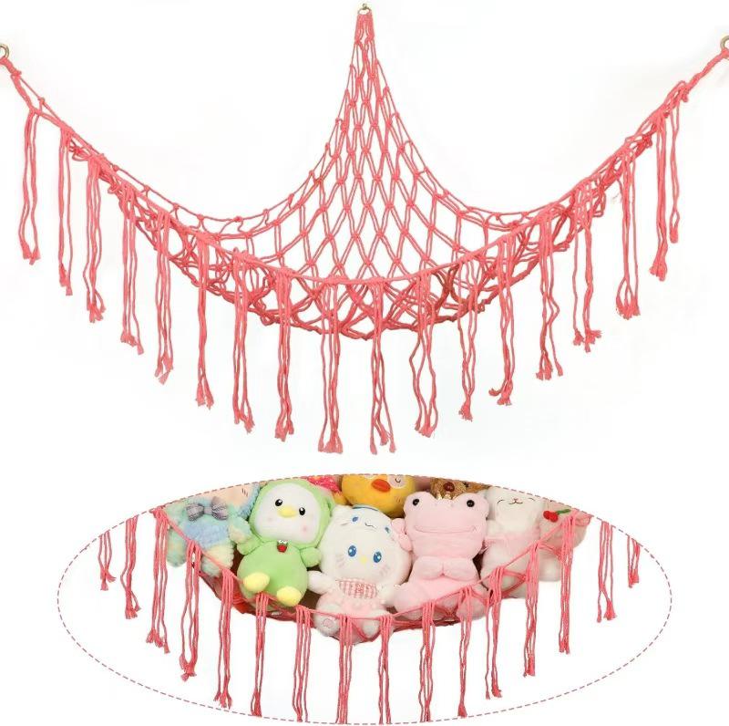 Large Plush Toy Hammock Net for Stuffed Animal Storage In Children's Bedrooms