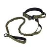 Dog Collar Leash Set,adjustable Training Nylon Zinc Alloy Buckle Thicken Soft Lining Collar For Medium Big Dogs