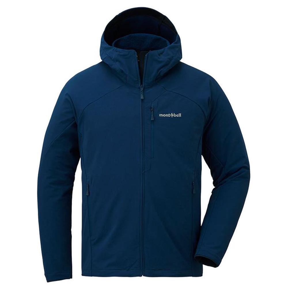 MONTBELL Hiking Windproof and Warm Hooded Mountaineering Jackets & Coats Men's