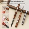 3In1 Double-Headed Magnet Phototherapy Pen Brush Multiple Styles Nail Art Magnet Nail Pen Painting Pen Painting Brush Nail Salon